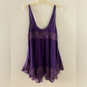 Free People loose mini summer dress